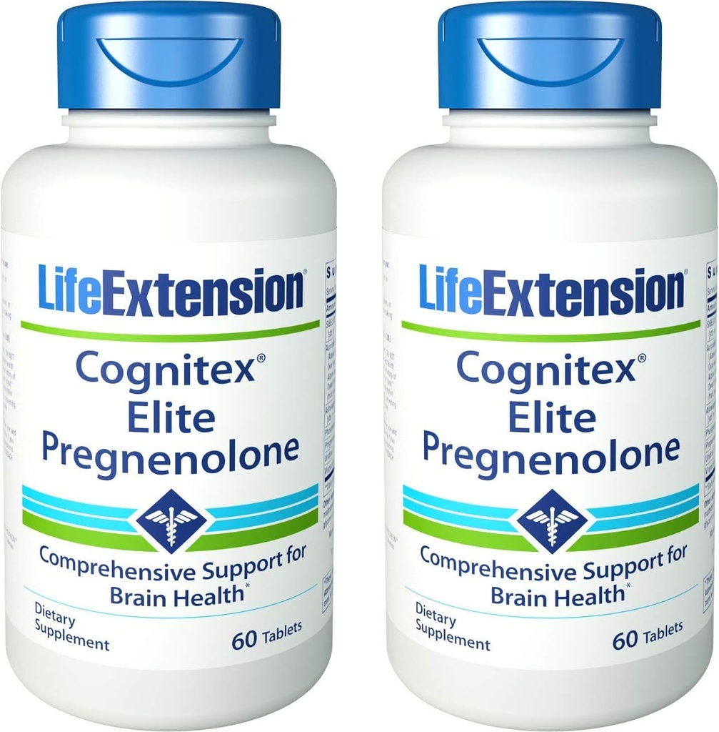 ライフエクステンション - Cognitex Elite Pregnenolone、60錠(2パック)