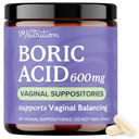 女性用ホウ素酸の抑制剤 600mg | pH バランス, 腟の臭気 & かゆみ | 女性の腟の坐骨格のためのホウ素酸 | 包囲された、完全菜食主義者の | 30 Ct