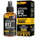ビタミンB12のSublingualスプレー5000 mcg - ビーガンメチルコバラミン液体B12ブーストエネルギー、気分と脳の健康 - グルテンフリー、非GMO B12スプレー男性と女性 - 簡単な投与量(10スプレーで5000 mcg)