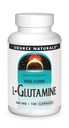 源のNaturals Lグルタミン-メタボリック エネルギーを支える自由な形態のアミノ酸- 100のカプセル
