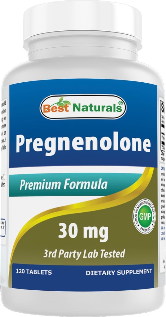 最高のNaturals Pregnenolone 30のMgのタブレット、120の計算