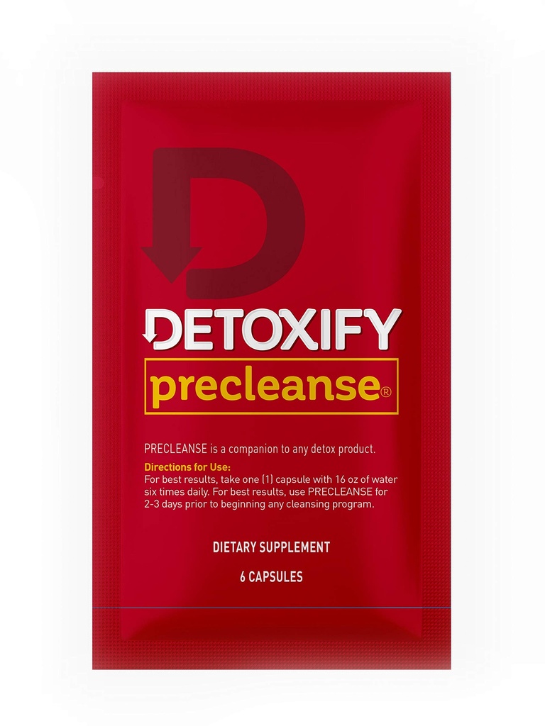 Detoxify Pre Cleanse 1 Day Detox カプセルミルクアザミとタンポジオン - 女性と男性のための全身のクレンジング