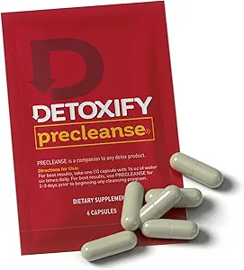 Detoxify Pre Cleanse 1 Day Detox カプセルミルクアザミとタンポジオン - 女性と男性のための全身のクレンジング