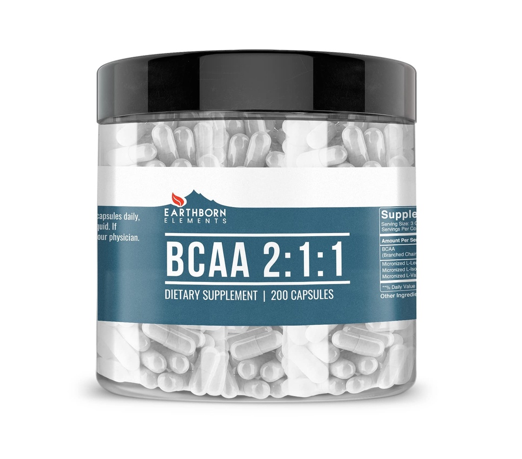 BCAA、200カプセル、ピュア&無希釈、無添加