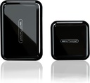 DUBSTAR旅行ピルオーガナイザー水分は、ポケット財布4 + 6コンパートメントポータブルピルケース薬のビタミンホルダー容器、黒のための小さなピルボックスを防水