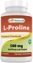 最高のNaturals Lプロリンのアミノ酸の食事療法の補足500 Mg、120の計算(817716014456)