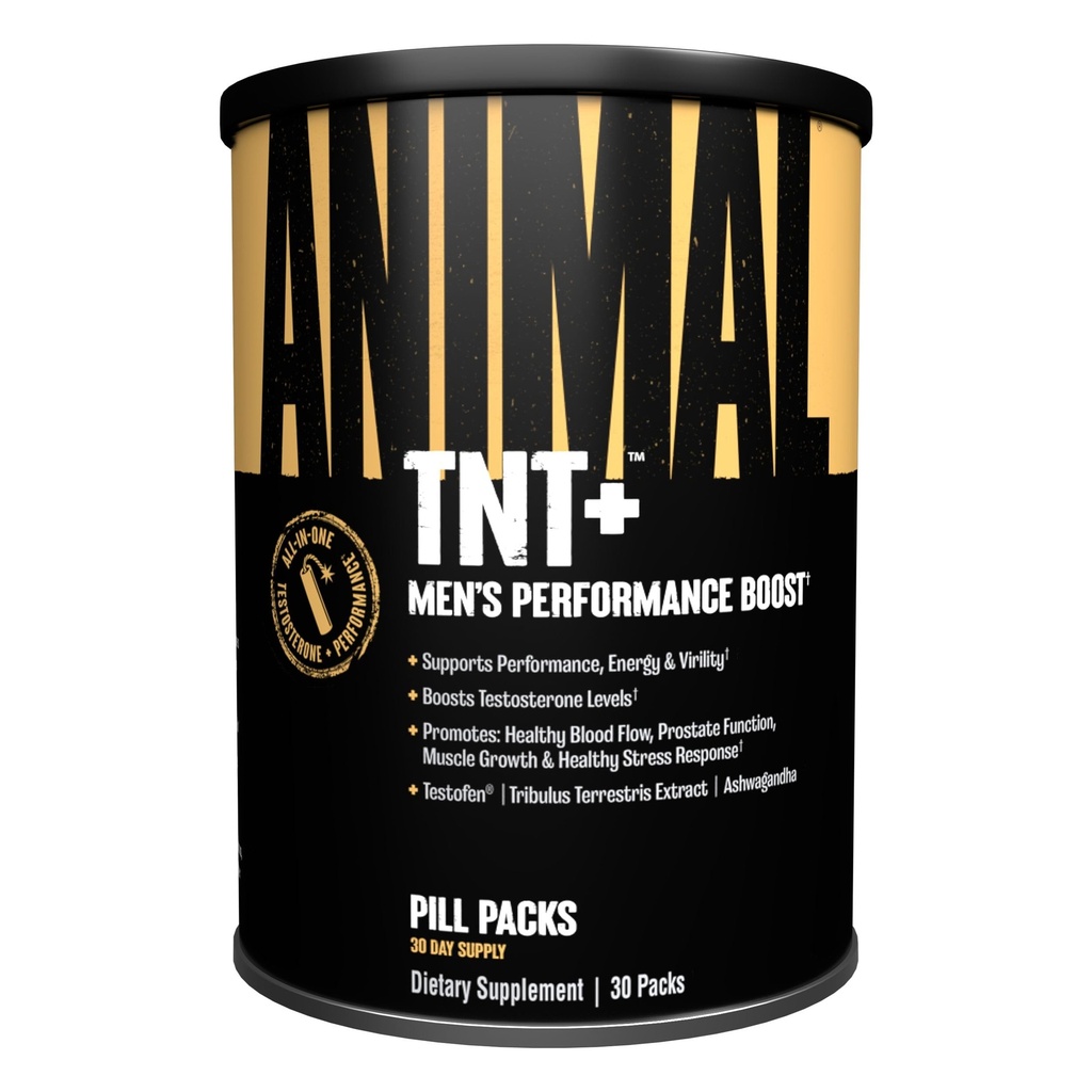 動物TNT + - 男性サポート、前立腺サポート、適応性およびストレスサポート、ニトリ酸化物