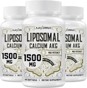 LiposomalカルシウムAKGの補足1500のMG (アルファKetoglutaricの酸)、高い吸収、AAKG、長寿のためのCa AKG、年齢の防衛、細胞エネルギー、メタボリック機能、180のSoftgelsより有効な
