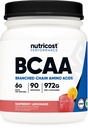 Nutricost BCAAパウダー2:1:1(ラズベリーLemonade、90サービング)