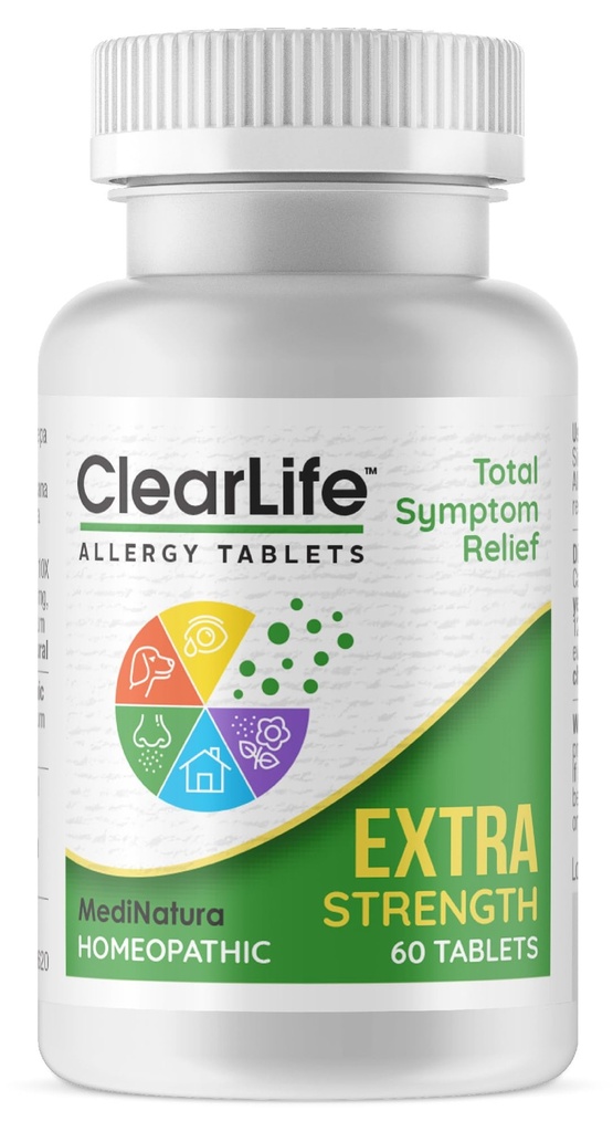 ClearLifeの余分強さの多システムアレルギーはホメオパシー療法を取り除きます - 15の強力な活動は有効な最高の輻輳、itchiness及びSinus圧力救助を提供します-非眠気- 60のタブレット