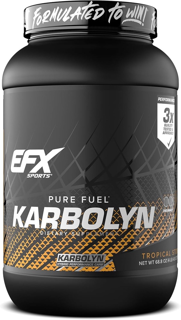 EFXスポーツカルボリン燃料 | 炭水化物の高速吸収パウダー | 炭水化物の負荷、持続エネルギー、クイックリカバリ | 興奮剤無料 | 37 サービング