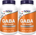 NOWの補足、GABA (Gamma-Aminobutyricの酸)の粉、Neurotransmitterサポート*、6-Ounce (パッケージ2)