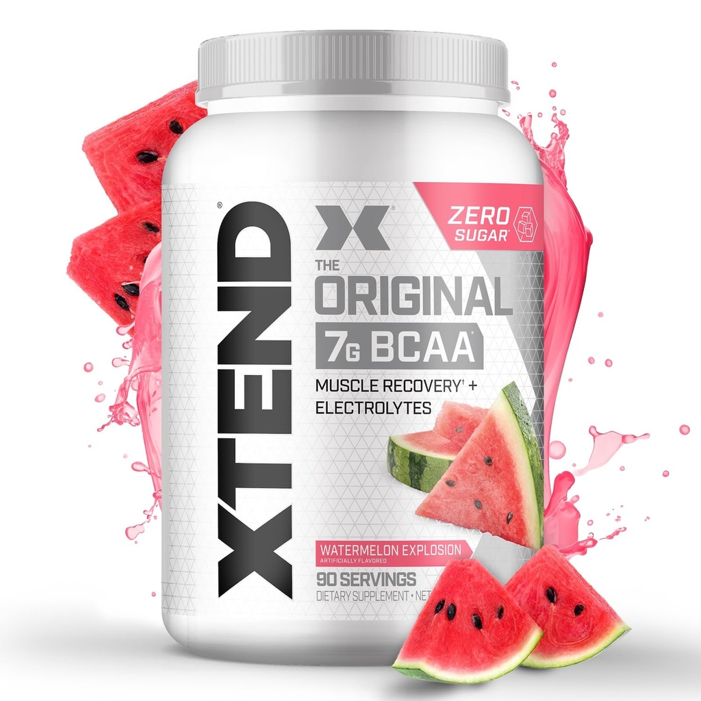 Xtend 元の BCAA の粉 7g BCAA および 2.5g L グルタミン、砂糖は人及び女性のためのアミノ酸の自由なポストのワークアウト筋肉回復飲み物、90 のサービングを解放します