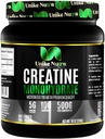 純粋なクレアチンの Monohydrate の粉の補足、Unflavored は、バルク筋肉エネルギー、回復および強さを支えます-人及び女性のためのクレアチンの補足- 500G、サーブごとの 5000mg (5g) - 100 サービング