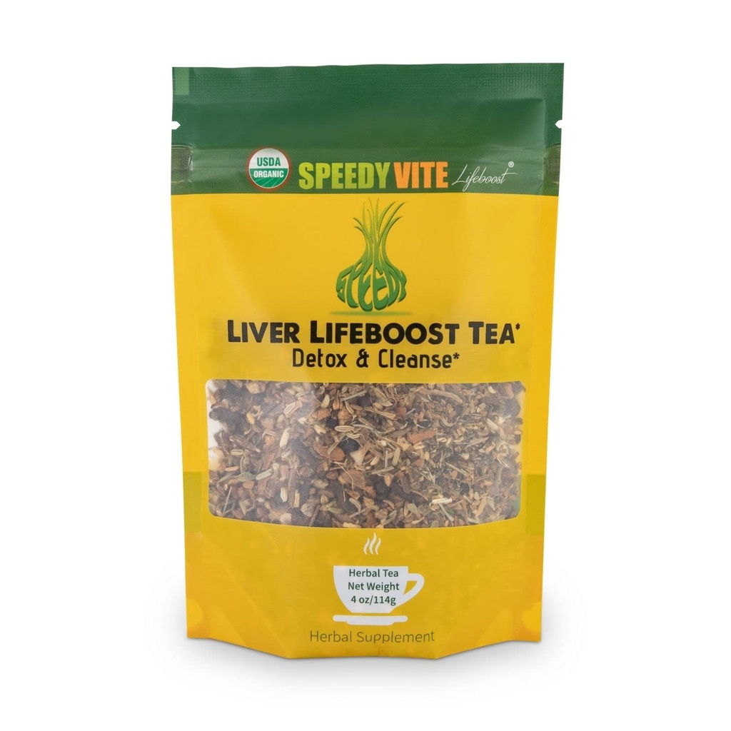 ライバーデトックスティー | オーガニック (4 oz) by SpeedyVite - Cleanses, Supports Liver, Gallbladder Health with Dandelion Leaf, Fennel, Ginger など