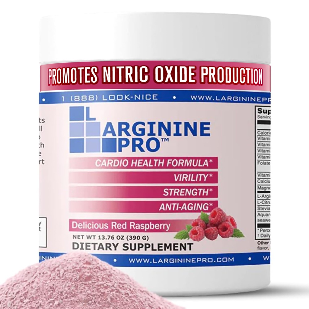 L-ARGININE PRO | 5,500mg L-アルギニンプラスL-Citrulline 1,100mg ラズベリーパウダードリンクミックス 窒素酸化物産物産物産物産物