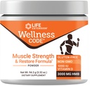 ライフエクステンションウェルネスコード® 筋肉の強度と再保存式, ビタミンD3, ß-Hydroxy-ß-Methylbutyrate Monohydrate (HMB), 筋肉の健康, グルテンフリー, 非GMO, 94.2 g