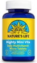 Nature's Life Mighty Mini Vite - 女性と男性のための毎日のマルチビタミン - ビタミンDとBコンプレックス - 免疫とエネルギー代謝サポート - ラボ検証 - 120のサービング、240マイクロタブレット