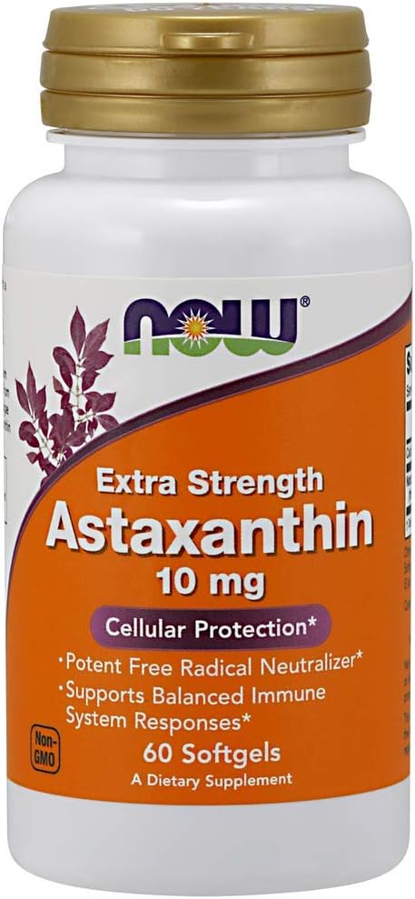 NOWの食糧アスタキサンチン10のmgのSoftgels、60のSoftgel