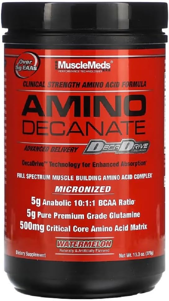 筋肉 Meds のアミノの Decanate、Watermelon、13.3 Oz