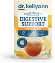 Dr. Kellyann Bone Broth + Digestive Support Collagen Powder Packets(7 サービング、1 ボックス)、16g タンパク質/サービング、100% 草フィード 加水分解コラーゲンパウダー、Keto & Paleo フレンドリー - Cumin Carrot