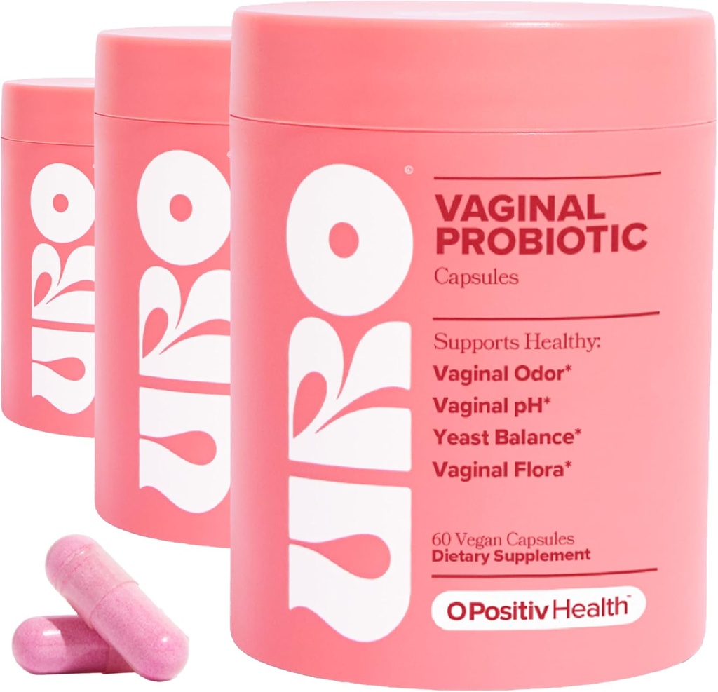 プレバイオティクスとLactobacillus Probioticブレンドと女性のpHバランスのためのO Positiv URO腟のプロバイオティクス - 腟の健康の補足 - 健康な腟の臭気及び腟のFlora、60の計算を促進して下さい(3のパック)
