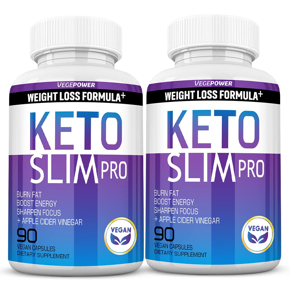 Ketoの減量の丸薬 - アップルサイダーヴィンガーと女性と男性のための脂肪バーナー - 自然な食欲抑制剤、重量管理&代謝ブースター - 180 Keto ACVカプセル