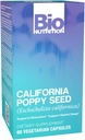 Bio Nutrition California Poppy Herbal Supplement 60ベジタリアンカプセル  ナチュラルリラクゼーション&ストレスリリーフ  Calm Sleep&Moodをサポート