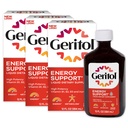 Geritolの液体のビタミンおよび鉄の補足、エネルギー サポートは、高い効力B-Vitaminsおよび鉄、Pleasant Tasting、Swallowへの容易な、人工的な甘味料、非GMO、12 Oz、3のパックを含んでいます