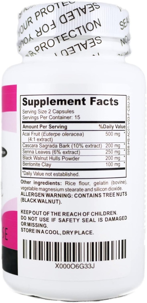 スキニージェーンクレンジング | ナチュラルウェルネスサポートサプリメント | ヘルシーなシステムにデトックス | ウェルビーイングの充実 | 15日間クレンジング(30カプセル)