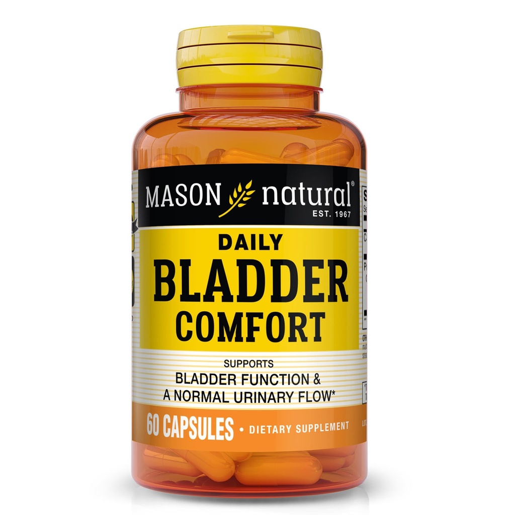 MASON NATURALの毎日のぼうこうの慰め、カルシウム、カボチャの種、及び正常なぼうこう機能を支える大豆のゲルムとの30日の供給