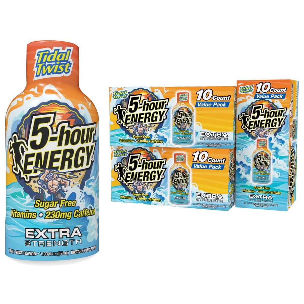 5時間のENERGYの余分強さエネルギー打撃、チダルツイスト(1.93 oz.、30の計算)、ゼロカロリー及び砂糖なし 230のmgのカフェインされたエネルギー打撃、アミノ酸及びBのビタミン、食事療法の補足、ピナ・コーラダの味