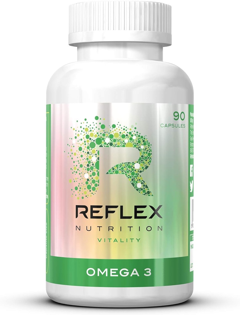 Reflexの栄養オメガ3 - 90 x 1000mgの帽子