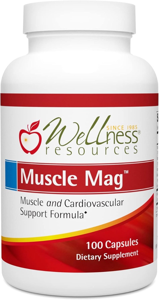 筋肉マグ-筋肉熱のための高吸収性のマグネシウムの方式-マグネシウムのMalate及びGlycinate (100のカプセル)を使って
