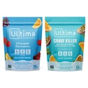Ultima Replenisher Electrolyteパウダードリンクミックスバンドル – 砂糖無料 – バラエティ, クレーブキラー – 20 スティックパック, 14 スティックパック – 6 電解液とミネラル – ケトフレンドリー, ビーガン, 非GMO