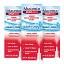 Mucinex Sinus-Max鼻スプレーDecongestant、12時間オーバーザカウンダメディテーション鼻スプレー、大人のための鼻のDecongestants、冷却Menthol、0.75 Fl Oz(パッケージ3)