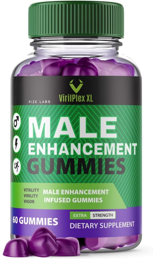 VirilPlex XLの男性の性能のガミー、健康および健康のための優れた方式、Men Gummys のための VirilPlex XL ピーク性能の利点、VrilPlexXL Gomitas (60 ガミー)