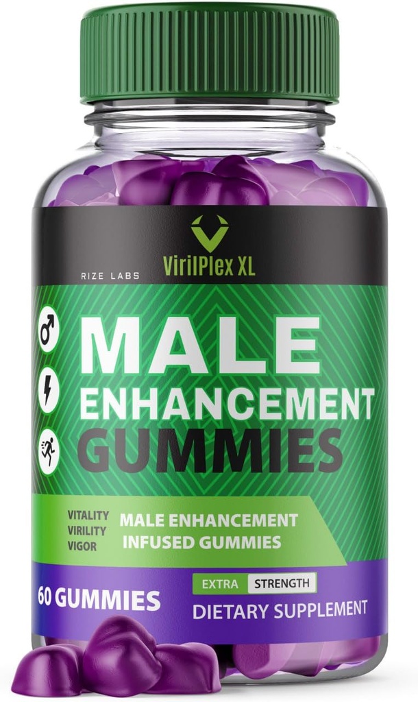 VirilPlex XLの男性の性能のガミー、健康および健康のための優れた方式、Men Gummys のための VirilPlex XL ピーク性能の利点、VrilPlexXL Gomitas (60 ガミー)