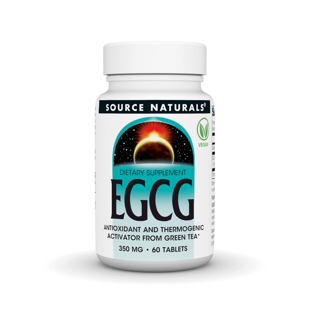 源の自然 EGCG、緑茶、350mg - 60のタブレットからの酸化防止およびThermogenic活動化装置