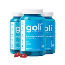 Goli Ashwagandha&ビタミンDギーミー - 180カウント - ミックスベリー、KSM-66、ビーガン、植物ベース、非GMO、グルテンフリー&ゼラチン無料リラックス。 復元。 アンウィンド、3パック