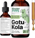 犬のための永遠にパピーGotu Kolaドロップ - Centella Asiatica&Gotu Kola Extract for Brain Health Support - すべての品種とサイズの犬のための液体脳サプリメント - 2 oz