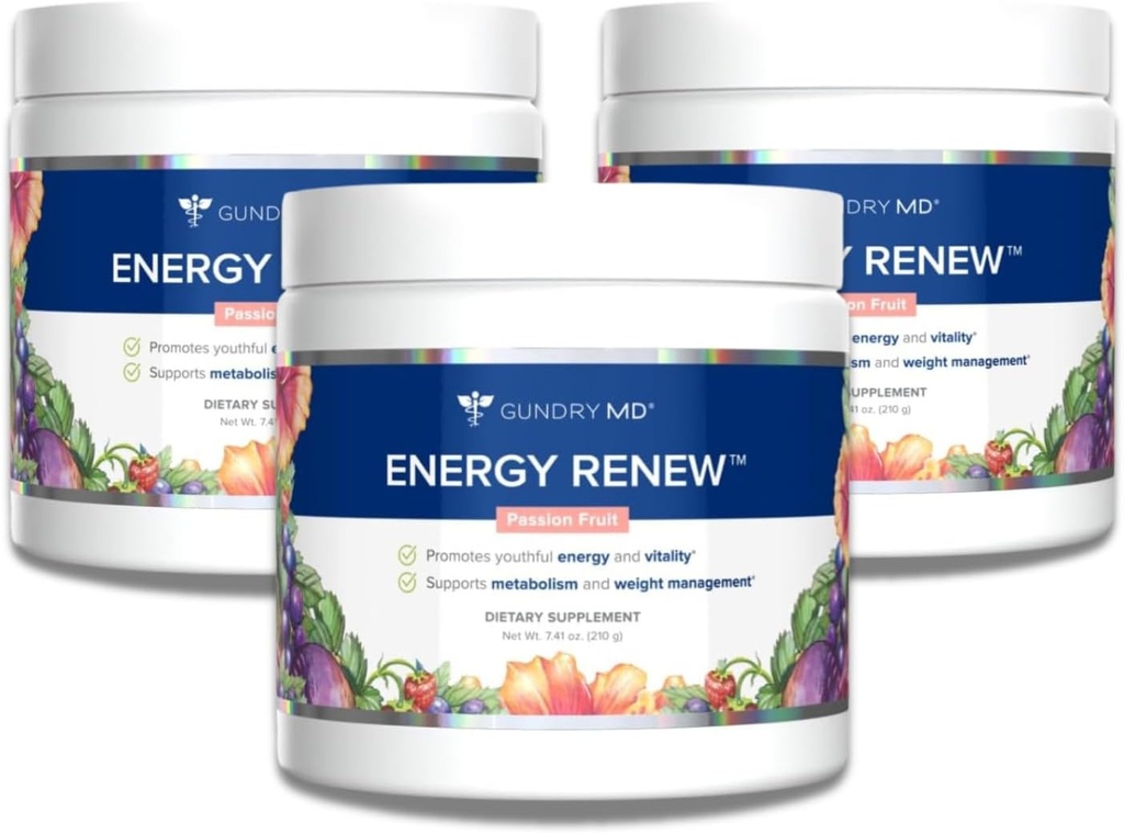 Gundry MD Energy Renew Muscle Recovery and Cardiovascular Health Support Supplement (3)