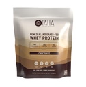 タハ健康と栄養チョコレート風味のホエイプロテイン濃縮パウダー、25gプロテイン、140カロリー、2g砂糖 | ニュージーランド草花フェッド、フリーランゲ酪農場 | グルテンフリー、ケト、コーシャ | 2LB