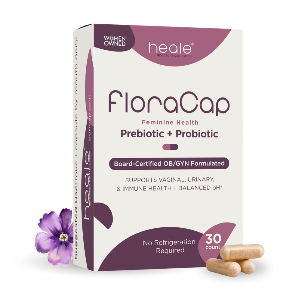 女性のためのFloraCap腟のプロバイオティクス - 30の経口カプセル - Heale Doctorはフェミニンヘルス、pH、尿路面電車および健康な腟のFlora - 臭気、かゆみ、及び不快感を減らします