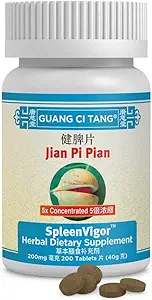 広Ciタン - Jian Pi Pian - SpleenVigor - 200 Mg 200 タブレット