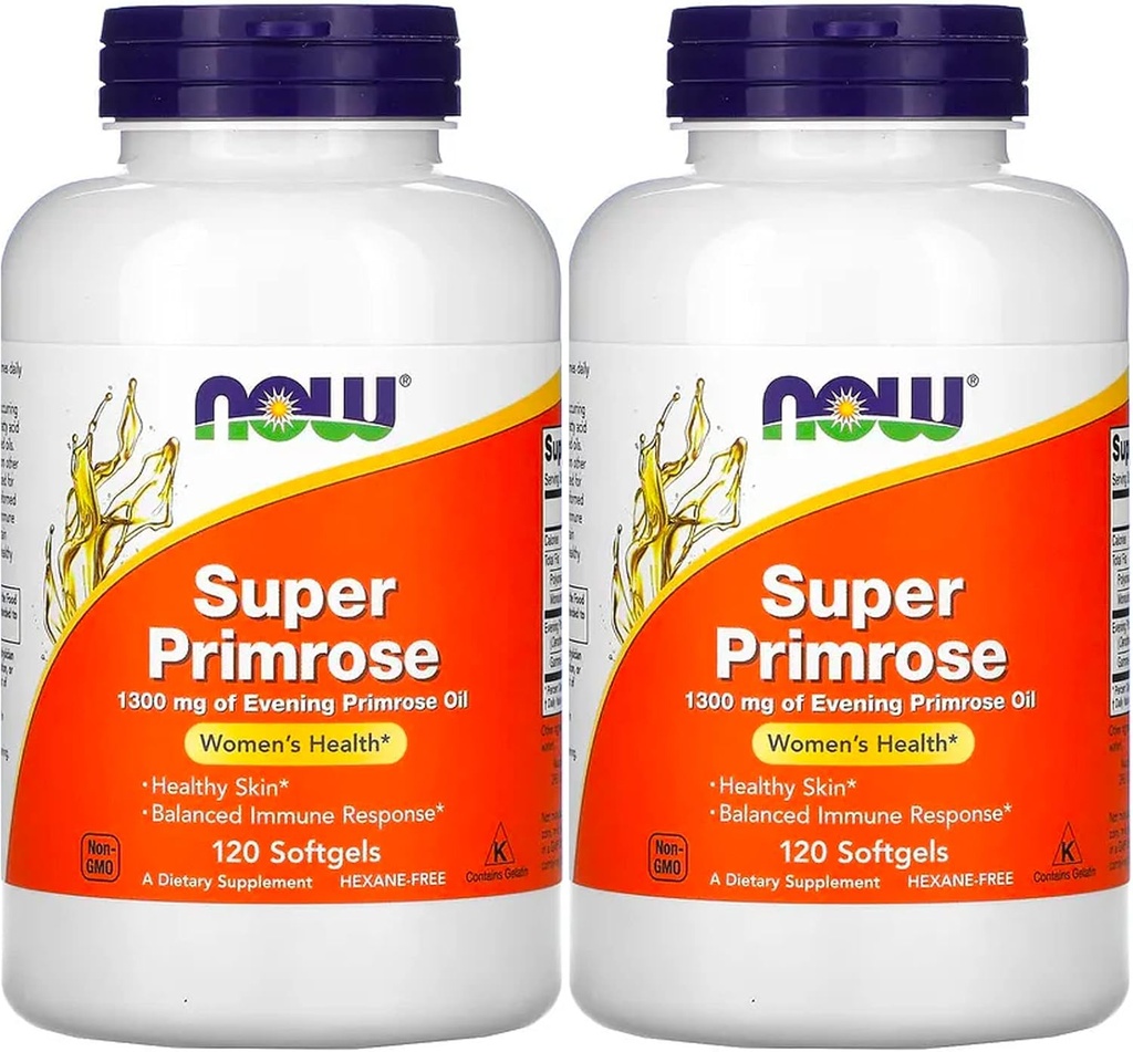 今食糧極度のPrimrose 1300mgの120のゲル(2のパック)
