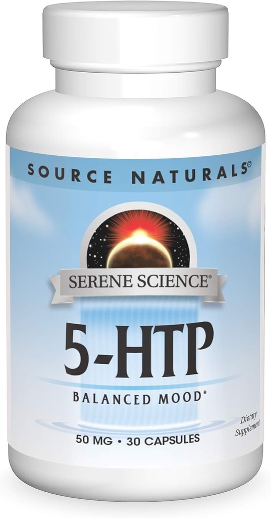 源のNaturalsのSereneの科学5-HTP、50mg - 30のカプセル