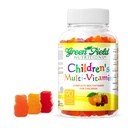 Greenfield Nutritions Kids Gelatin Free Halal Multivitamin Gummies - すべてのエッセンシャルハラールビタミンA、Bs、C、D、イオジン、免疫、非GMO、子供のハラールビタミンガミー(90カウント)