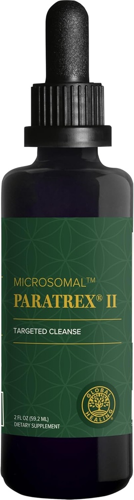 Global Healing Paratrex II - 高度なデトックスサポート - 2 Fl Oz