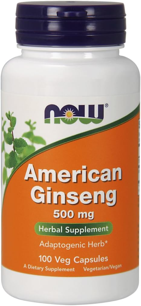 NOWのアメリカのGinseng、100のカプセル(2のパック)